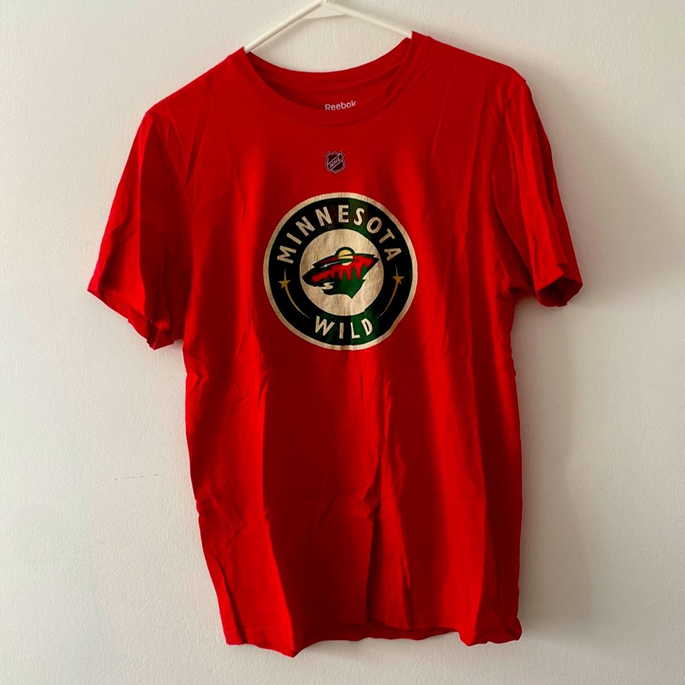 Reebok Minnesota Wild T-Shirt Jersey Parise - Medium